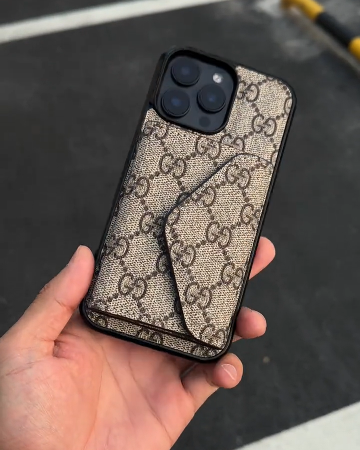 古馳卡包皮質手機殼